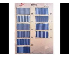 School Uniform Single Ply 65% Polyester 35% Cotton Shirting Stripes Fabric - Flute 36" Shade 1 - Image 1