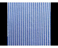 School Uniform Single Ply 65% Polyester 35% Cotton Shirting Stripes Fabric - Flute 36" Shade 1 - Image 3