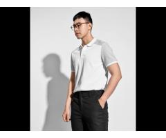 Men's Cotton Contrast color Sleeve Polo T-shirt Routine brand (Model: 10S20POL015) - Image 2