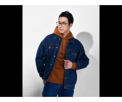 Mens demin jacket button pockets 100% cotton Routine brand (Model number: Ak1042056) - Image 1