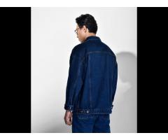 Mens demin jacket button pockets 100% cotton Routine brand (Model number: Ak1042056) - Image 3