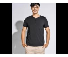 Men's stylish haley collar T-SHIRT Routine brand (Model: 10S20TSH043) - Image 1
