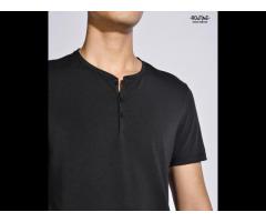 Men's stylish haley collar T-SHIRT Routine brand (Model: 10S20TSH043) - Image 4