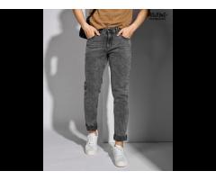 Mens slim crop form jeans pant Routine brand (Model number: 10S20DPA009) Color: D/Gray - Image 1