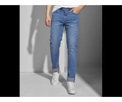 Mens slim crop form jeans pant Routine brand (Model number: 10F20DPA004) Color: M/indigo
