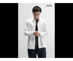 Men's long sleeves THICK COTTON SHIRT regular form Routine brand (Model: 10F20SHL052) - Image 1