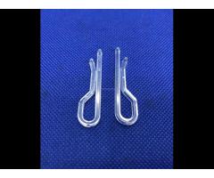 PS plastic material Plastic Clip No 3 use for formal shirt collar stays natural black color