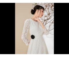 Long Sleeve Dress Party Wholesale Price from Factory Mommy and Me Lace Family Matching - Image 3
