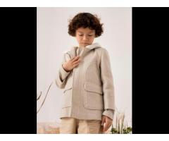 Girls' Hooded Thickened Down Jacket Boys' Winter Warm Long Sleeve Coat Children - Image 3
