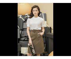 New Hot Selling Woman Office Lady Skirt Made in Vietnam for Women Pencil Skirt Mini Plus