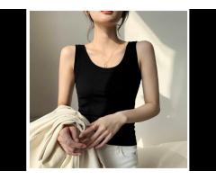 Hot sale women t shirt training vest elasticity slim fit running vest for selling - Image 1