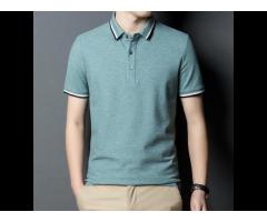 Hot sale men polo t shirt casual solid color mens polo shirts t-shirt for selling