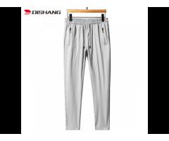 New Design Solid Color Middle Waist Cotton Yoga Open Bottom Joggers Straight Leg - Image 2