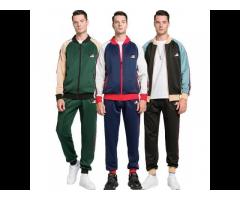 Wholesale Mans Sweat Suits 2 Pieces Hoodie Set Long Sleeve Outdoor Sport Duffle Tracksuits