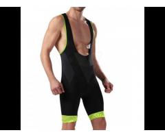 Wholesale Custom Quick-Dry Breathable Polyester Padded Bib Bicycle Clothing