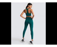 FREE SAMPLE Women Workout Set Athletic Outfits Seamless Yoga Leggings with Sports Bra - Image 3