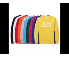 Wholesale plain custom crewneck sweatshirt 100% Cotton pullover oversized sweatshirt blank - Image 3