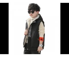 KS8449 Best selling Products Winter think warm jacket with letters for boys