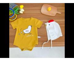 Newborn baby clothes 2022 summer new cute animal jumpsuit for boys and girls baby
