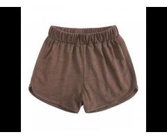 2022 summer new Korean version of the children's solid color shorts unisex boys and girls retro - Image 2