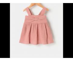 Summer Pure Cotton Sleeveless Princess Suspender Skirt Newborn Baby Girl One-piece Dress - Image 3