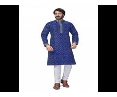 Hot Selling Men's Stylish Design Kurta Traditional Panjabi For South Asian Countries