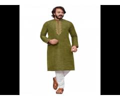 Hot Selling Men's Stylish Design Kurta Traditional Panjabi For South Asian Countries