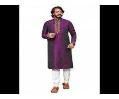 Hot Selling Men's Stylish Design Kurta Traditional Panjabi For South Asian Countries - Image 2