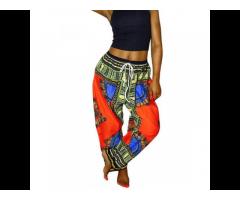 Manufacturer supplier of Dashiki Pants African Print Comfortable Boho Hippy Trousers Pocket - Image 3