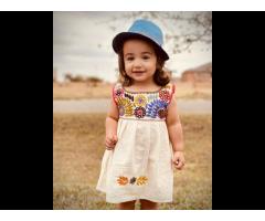 Wholesale High Quality Kids Clothes Wear Baby Girl Dress Cotton Summer Wears Kids