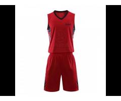 Men Basketball Uniform Set Custom Sleeveless Basketball Jersey Uniform Latest Style