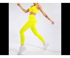 Gym Clothing Outfit Set Sexy Yoga Sets Bra Fitness Active-Wear High Elastic Sports Wear Bra - Image 3