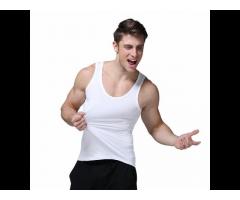 Premium High Quality Best Selling Quick Dry Workout Fitness Vest Mens Stretch Gym Tank Tops - Image 2