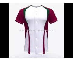 Latest oem wholesale sublimated 100% polyester coed softball shirts baseball jerseys