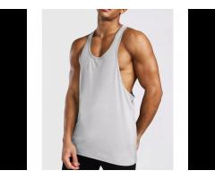 Cheap Price 2022 wholesale Blank sleeveless men's gym tank tops Sports jogging - Image 1