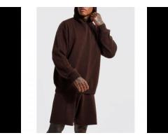 Men's 100% cotton Custom made Wholesale Price Hoodie and Shorts Set - Image 2