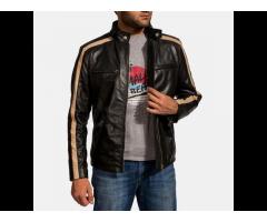 New Arrival Men's High Quality Fashion Design Pu Leather Jacket Motorcycle Leather Jacket For Men - Image 1