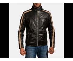 New Arrival Men's High Quality Fashion Design Pu Leather Jacket Motorcycle Leather Jacket For Men - Image 3