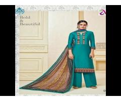 Designer Salwar Kameez Suit Stone Dupatta Indian Wear Embroidery Work Silk Net Pakistani Ladies