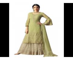 Latest Punjabi Sharara with Custom Size for Women, Exporter of Designer Sharara - Image 2