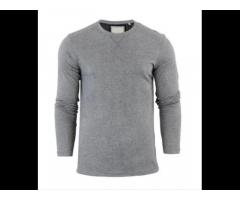 Mens Grey Full Sleeve T Shirt