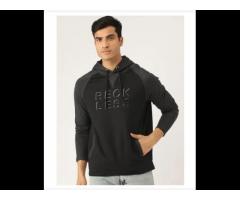 Fleece Hooded Sweatshirt For Men