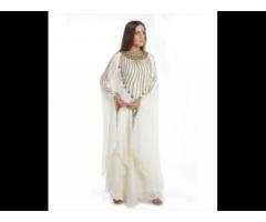 Fancy Farasha Kaftan Islamic Dress for Womens Long Gown