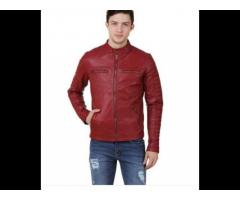 Solid Men's Leather Jackets