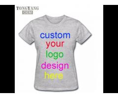 Tongyang Woman Advertising brand tshirt short sleeve blank OEM Custom Printed Personalized - Image 3