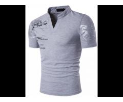TONGYANG 2018 New Design Male Polo Shirt Printing Short-Sleeve Slim Fit Men Casual Polo Shirts