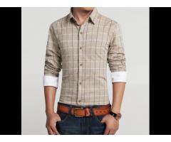 TONGYANG Plus Size Shirts New 2018 Spring Casual Men Shirt Cotton Linen Mens Dress Shirt