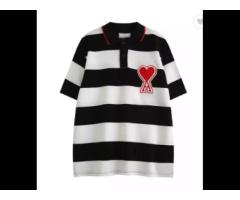 Stripe cotton polo shirt manufacturers