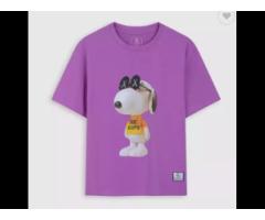 Women's T-shirts Unisex Stretchy S.N.O.O.P.Y DOG Dynamic Personality Young Style