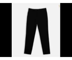 SKINNY Anti-Static fashionable pants Slim Fit Non-Iron 4 Seasons Trousers in Black